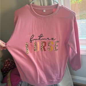 Pink 'Future Nurse' Sweatshirt